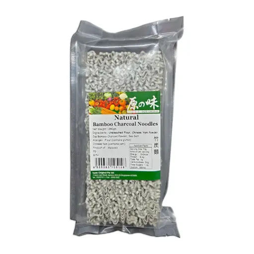 [TASTE ORIGINAL] Natural Bamboo Charcoal Noodles (280g)