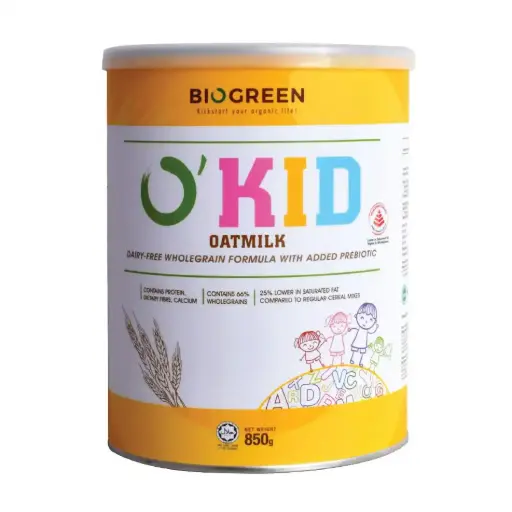 [BIOGREEN] Organic O'Kid Oatmilk (850g)