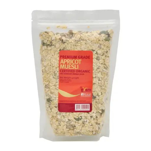 [DR GRAM] Organic Premium Grade Apricot Muesli (400g)
