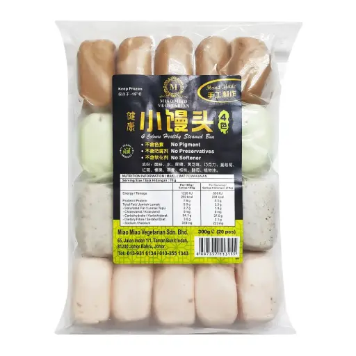 [FRZ-FPD-300G-309] [MIAO MIAO] 4 Colours Healthy Steamed Bun (300g)