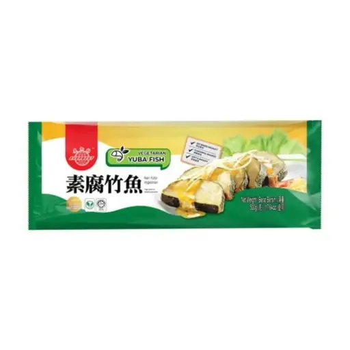 [FRZ-PLT-500G-394] [EVERBEST] Vegetarian Yuba Fish (500g)
