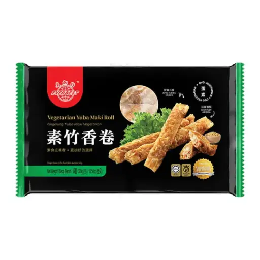 [FRZ-PLT-300G-395] [EVERBEST] Vegetarian Yuba Maki Roll (300g)