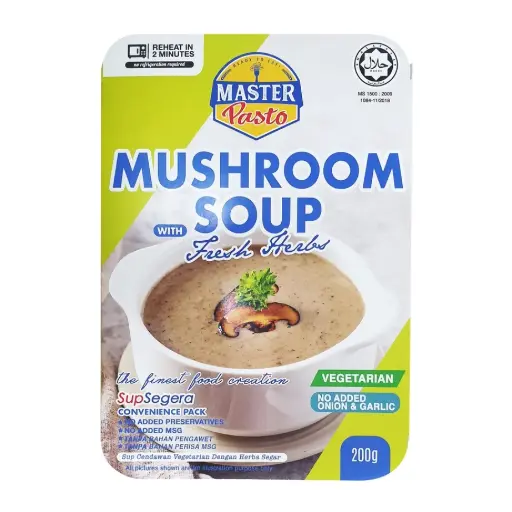 [FRZ-RDY-200G-485] [MASTER PASTO] Mushroom Soup (200g)