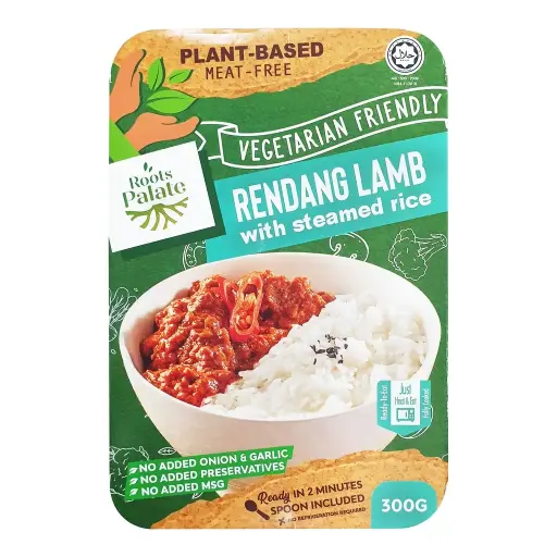 [FRZ-RDY-300G-510] [ROOTS PALATE] Rendang Lamb With Steam Rice (300g)