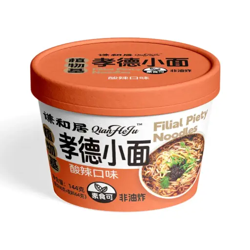 [PAN-RTE-135G-1314] [QIAN HE JU] Filial Piety Noodles (Hot & Sour) (135g)