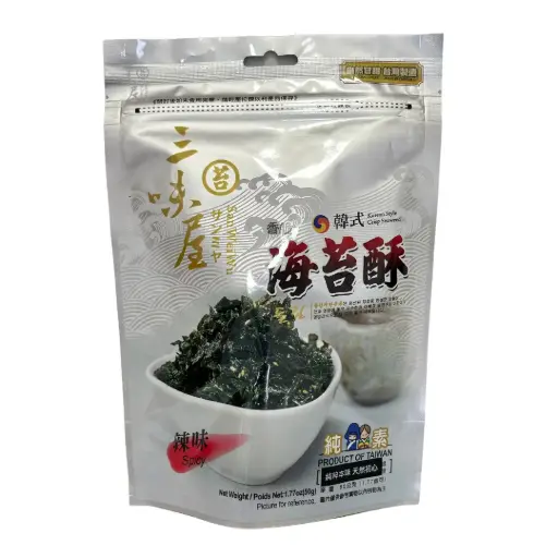 [SNC-SNK-50G-1184] [SAN WEI WU] Korean Style Crispy Seaweed (Spicy) (50g)