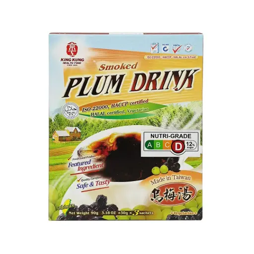 [BEV-PWD-30GX3-1208] [KING KUNG] Smoked Plum Drink (30g x 3 sac)
