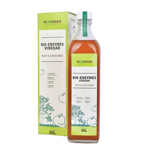 [BIOGREEN] Bioenzymes Vinegar Raw & Unfiltered (950g)