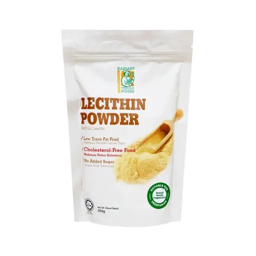 [HLW-VIT-250G-729] [RADIANT WHOLE FOOD] Lecithin Powder (250g)