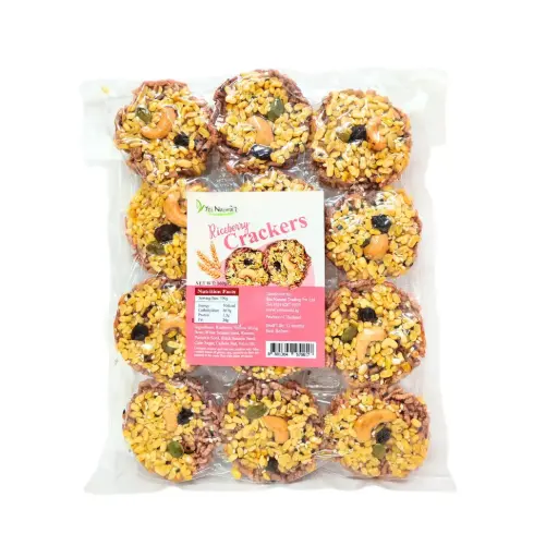 [SNC-BIS-160G-1002] [YES NATURAL] Riceberry Crackers (160g)