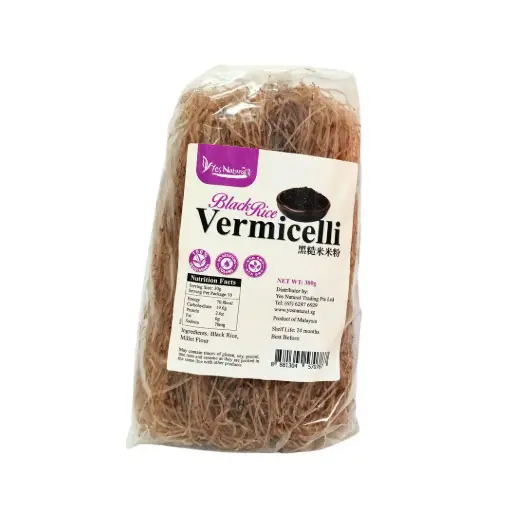 [PAN-NDL-300G-851] [YES NATURAL] Black Rice Vermicelli (300g)