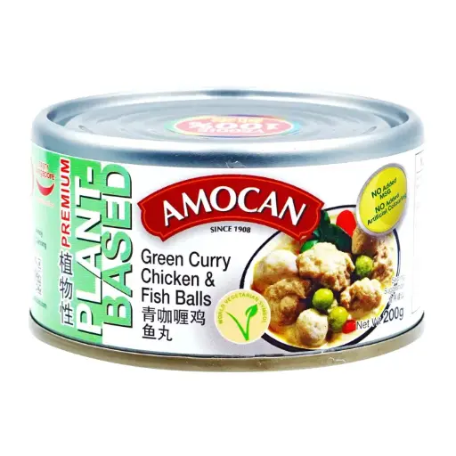 [AMOCAN] Green Curry Chicken & Fish Balls (200g)