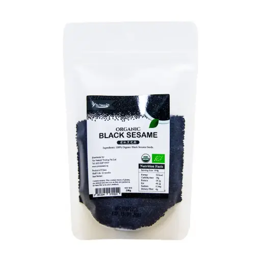 [PAN-DFD-200G-785] [YES NATURAL] Organic Black Sesame (200g)