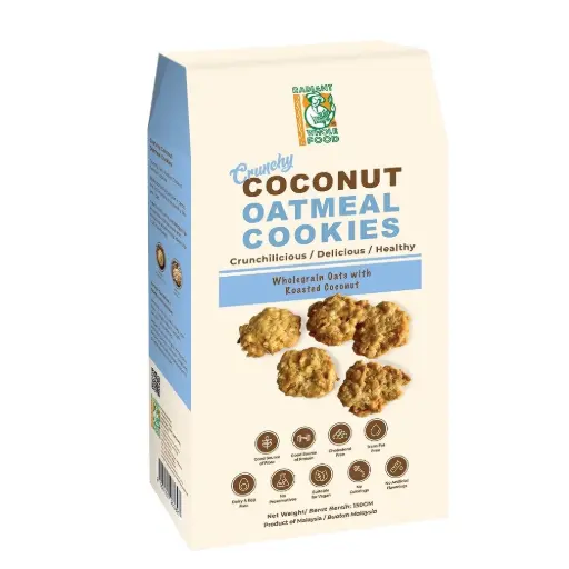 [SNC-BIS-150G-990] [RADIANT WHOLE FOOD] Crunchy Coconut Oatmeal Cookies (150g)