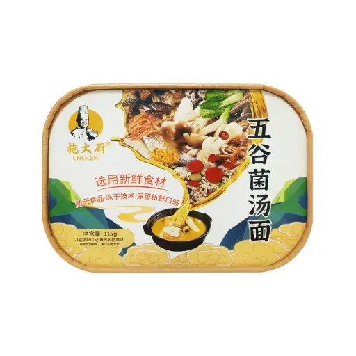 [PAN-RTE-115G-892] [CHEF SHI] Grain Mushroom Soup Noodles (115g)