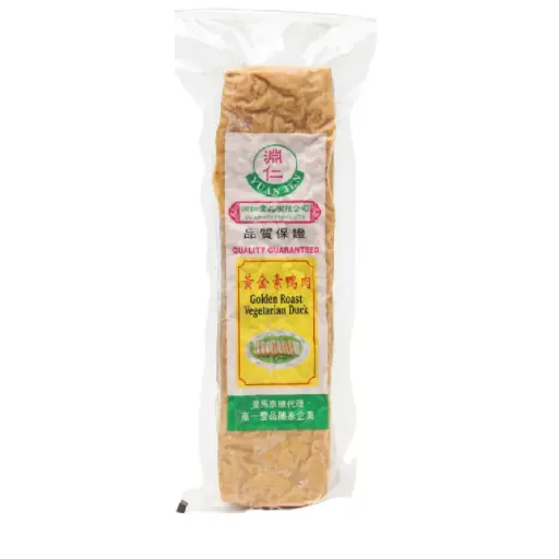 [FRZ-PLT-450G-1389] [YUAN JEN] Golden Roast Vegetarian Duck (450g)