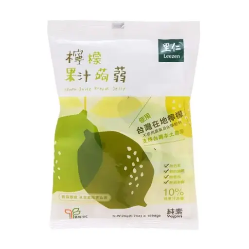 [SNC-JEL-300G-1303] [LEEZEN] Lemon Juice Konjac Jelly (20g x 15 bag)