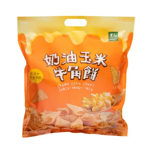 [SNC-SNK-35G-1514] [LEEZEN] Cream Corn Cones Snack - Handy Pack (35g)